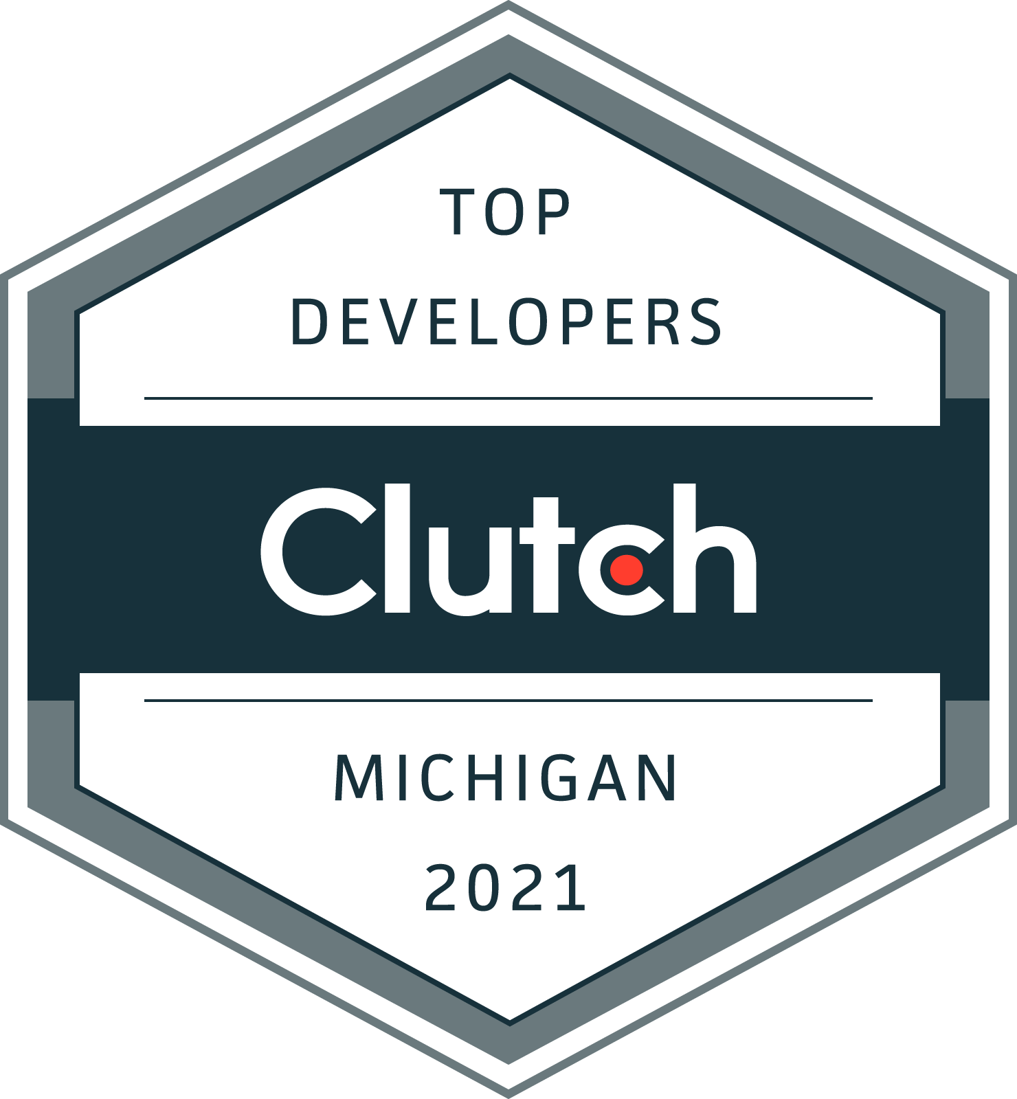 Top Web Developer by Clutch 2021